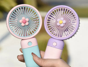 MINI VENTILADOR DE FLOR PORTÁTIL