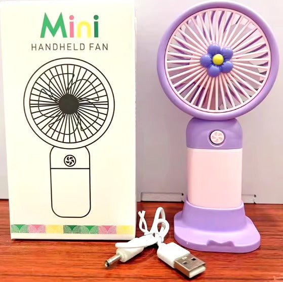 MINI VENTILADOR DE FLOR PORTÁTIL