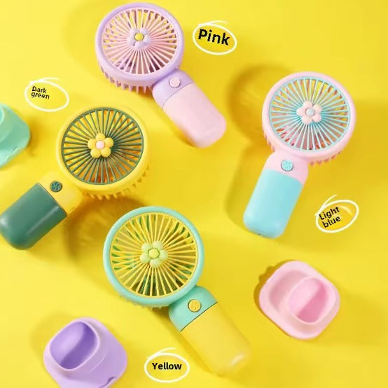 MINI VENTILADOR DE FLOR PORTÁTIL